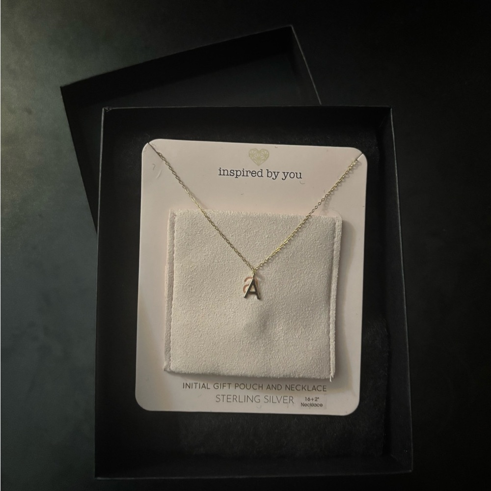 Sterling Silver Initial Necklace
